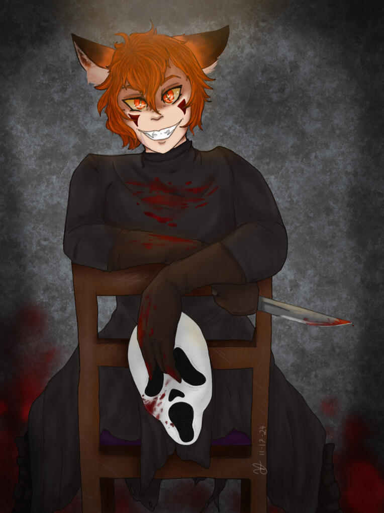 Ren Hana as GhostFace [FANART]